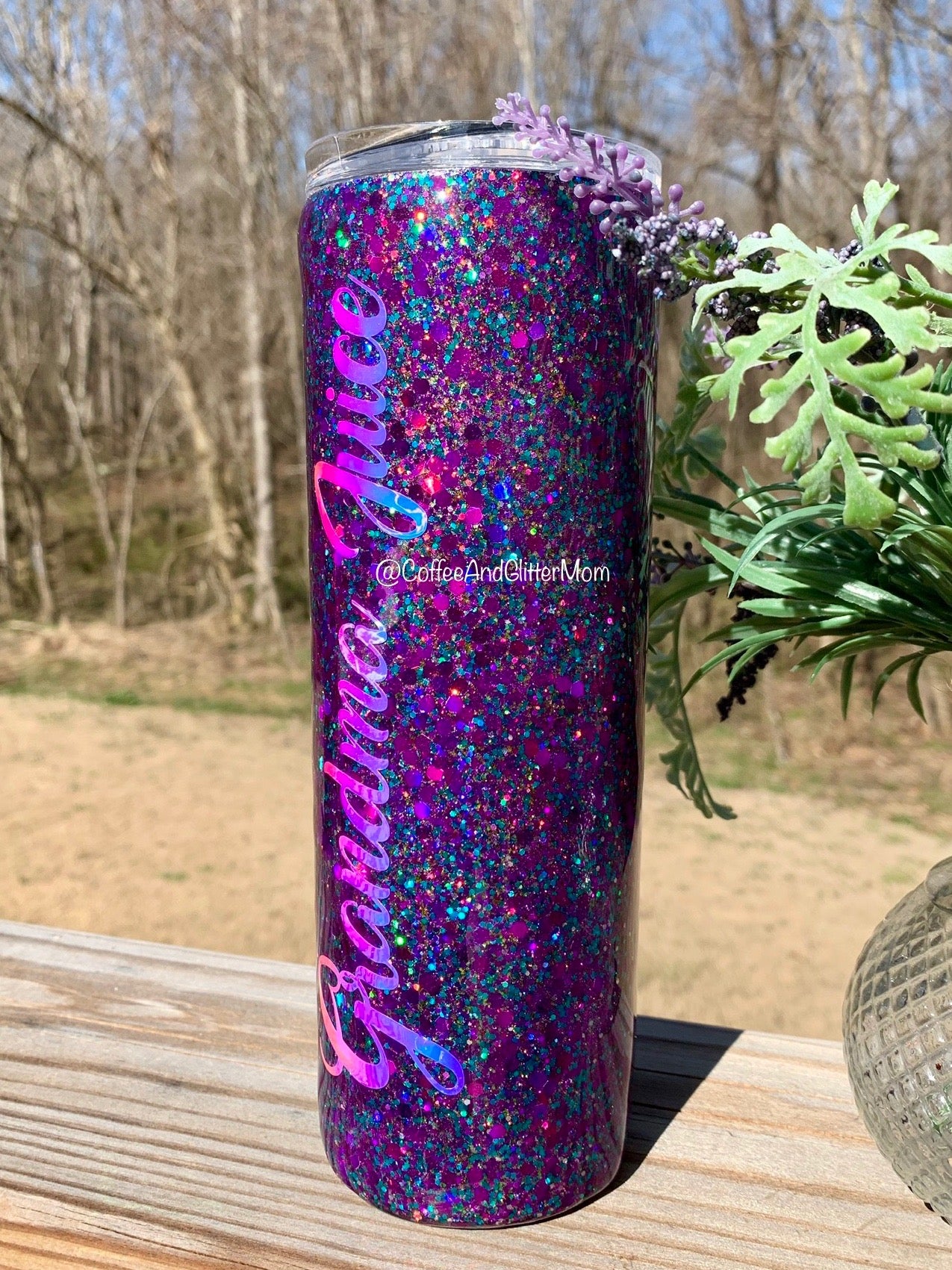 Chunky Purple Peacock
