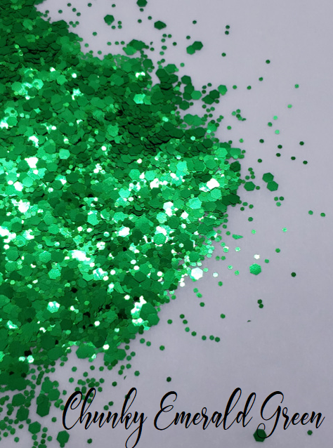 Chunky Emerald Green