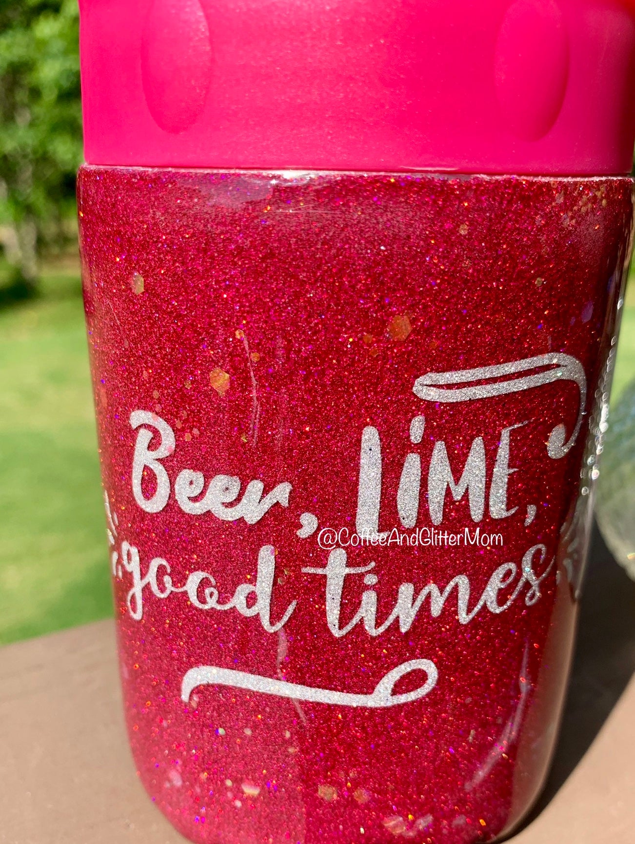 Beer Lime, Good Times Can Cooler with Rubber with Screw-Top