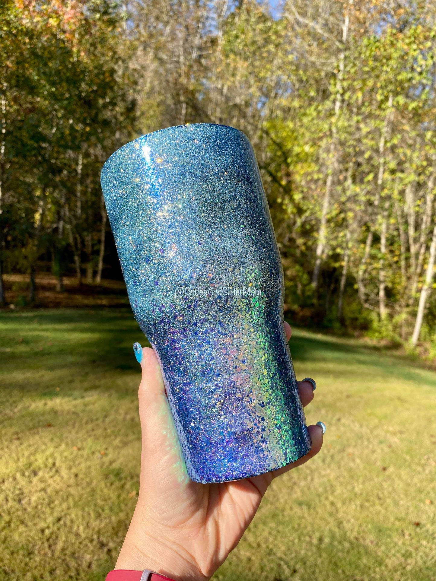 30oz Navy Golden Opal to Chunky Once Upon a Time