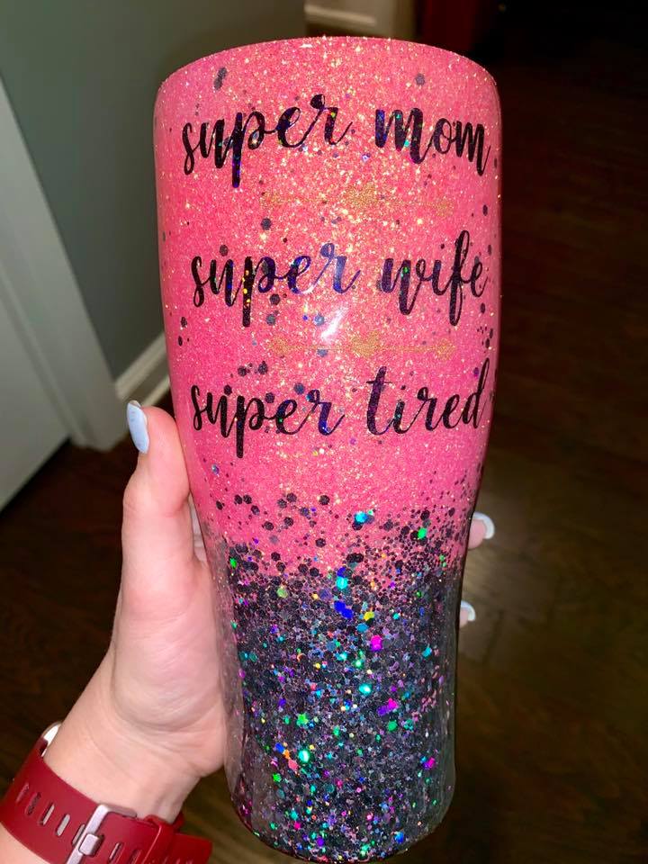 Iridescent Hot Pink Fine