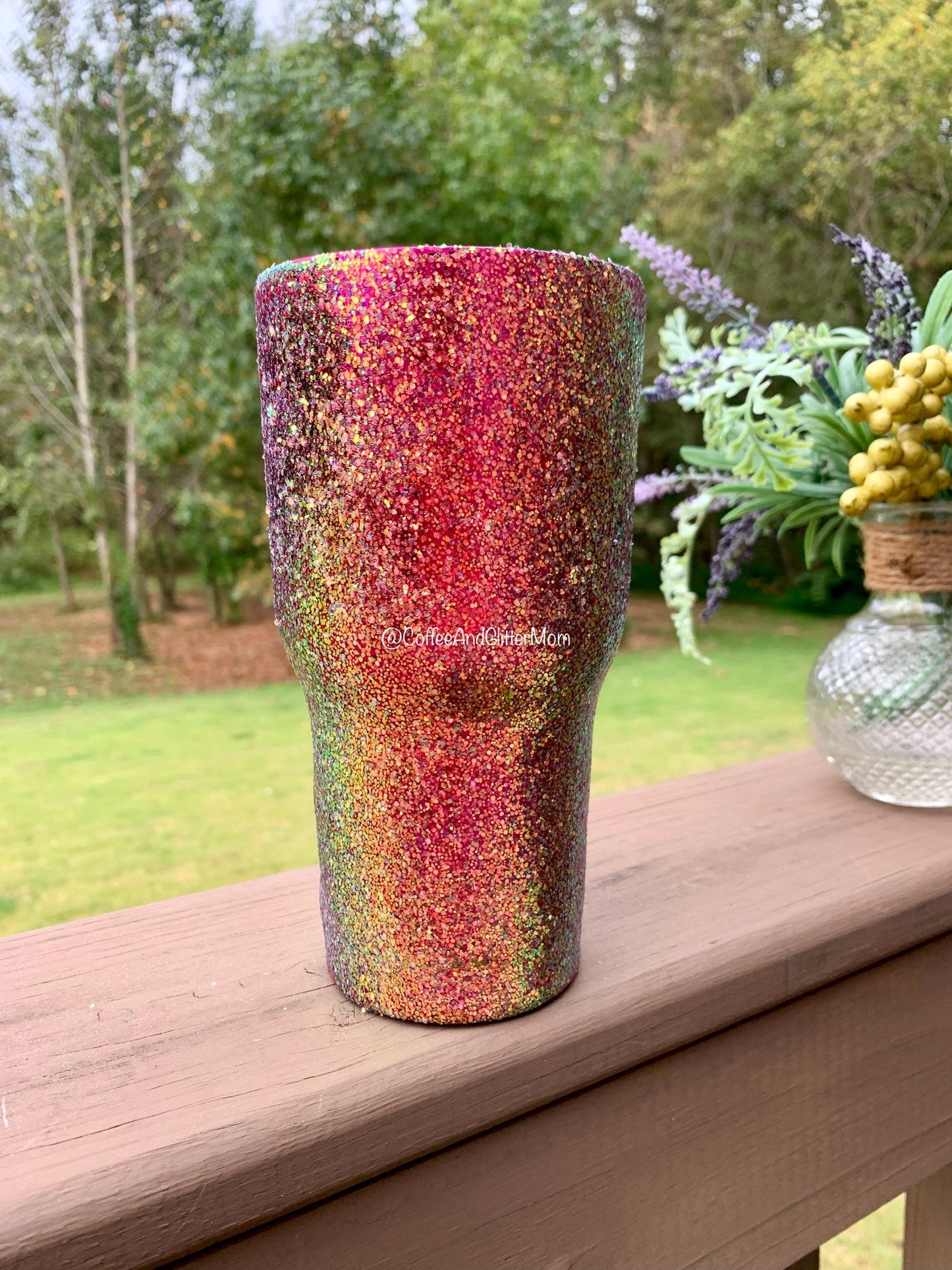 20oz Golden Metallic Pink Fine