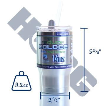 14oz Kids Coldee Tumbler with Straw