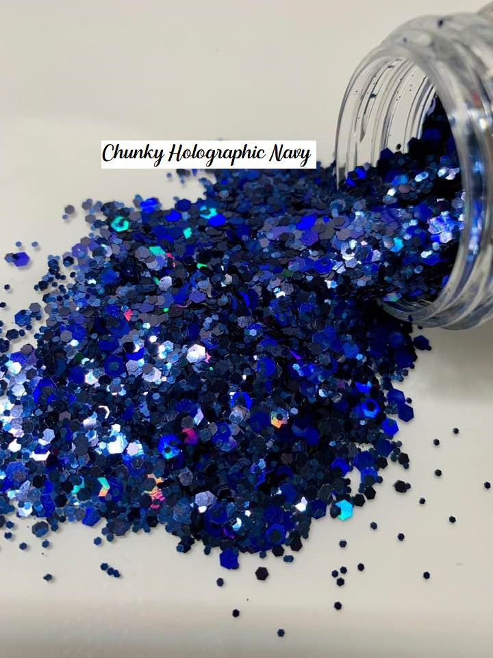 Chunky Holographic Navy