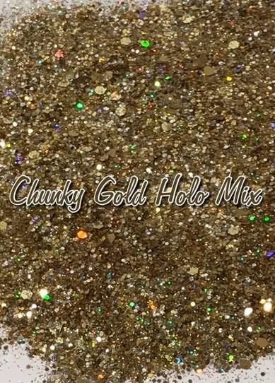 Chunky Holographic Gold