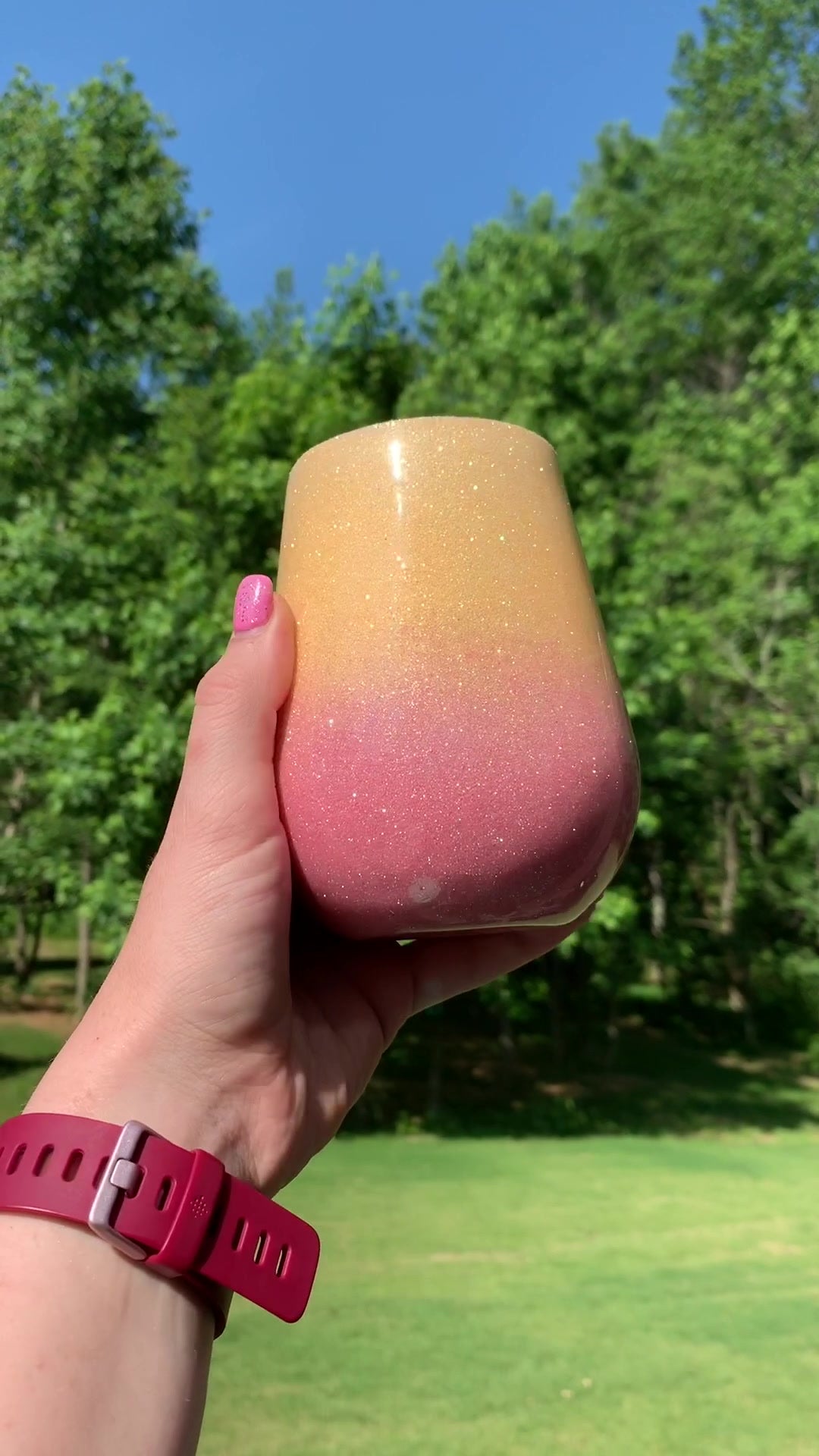 14oz Peaches N Cream to Blushing Peach Pink