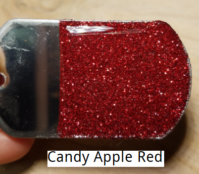 Candy Apple Red Glitter