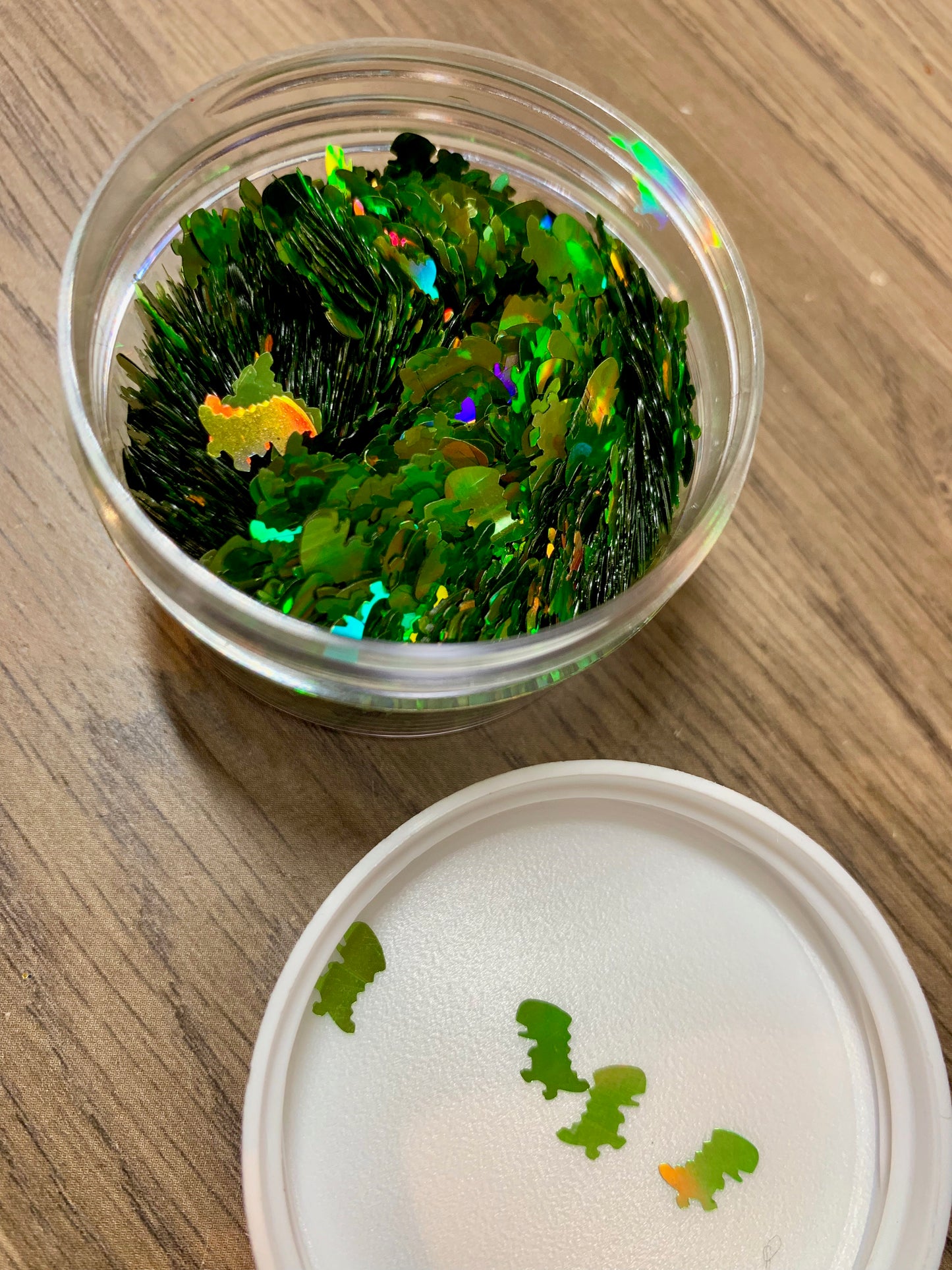 Green Holo Dinosaurs