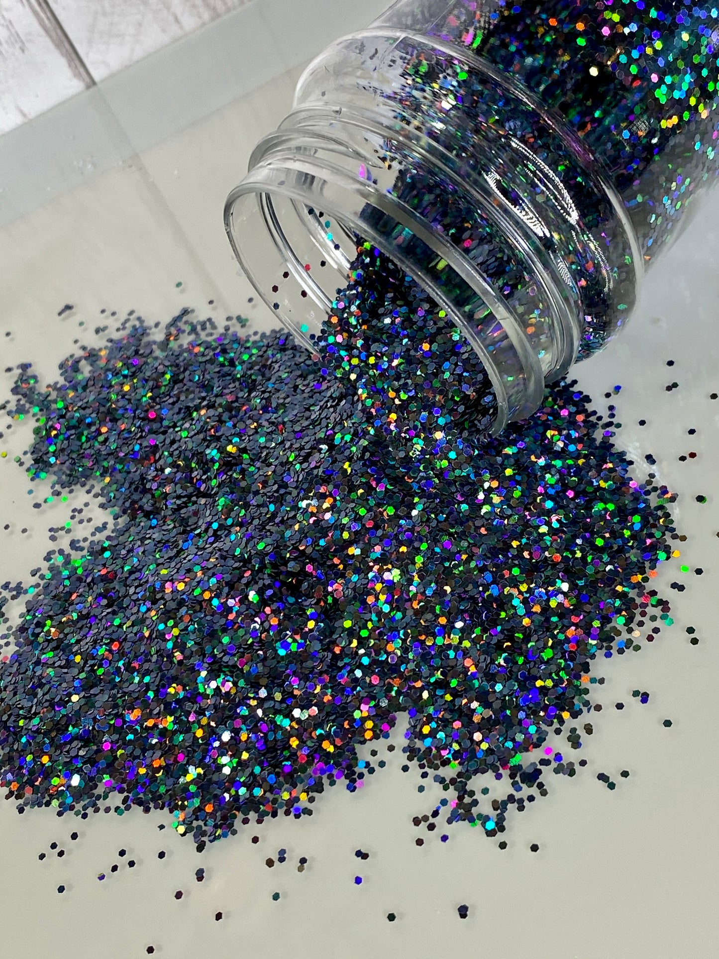 Gunmetal Holographic Fine Blend