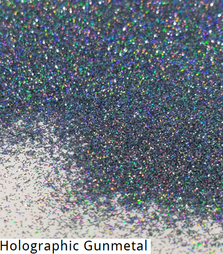 30oz Chunky Holo Bling Bottom Tumbler (Fine Top) One Decal