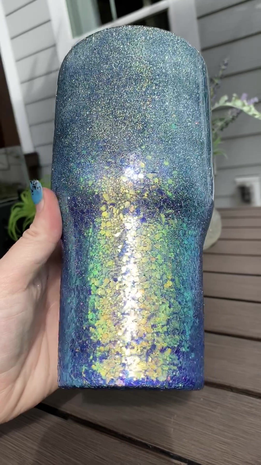 30oz Navy Golden Opal to Chunky Once Upon a Time