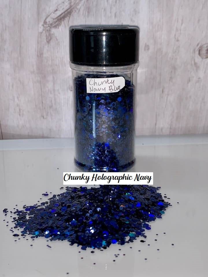 Chunky Holographic Navy