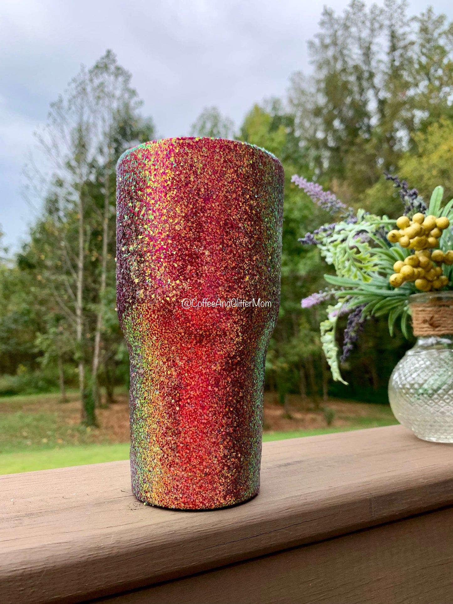 20oz Golden Metallic Pink Fine