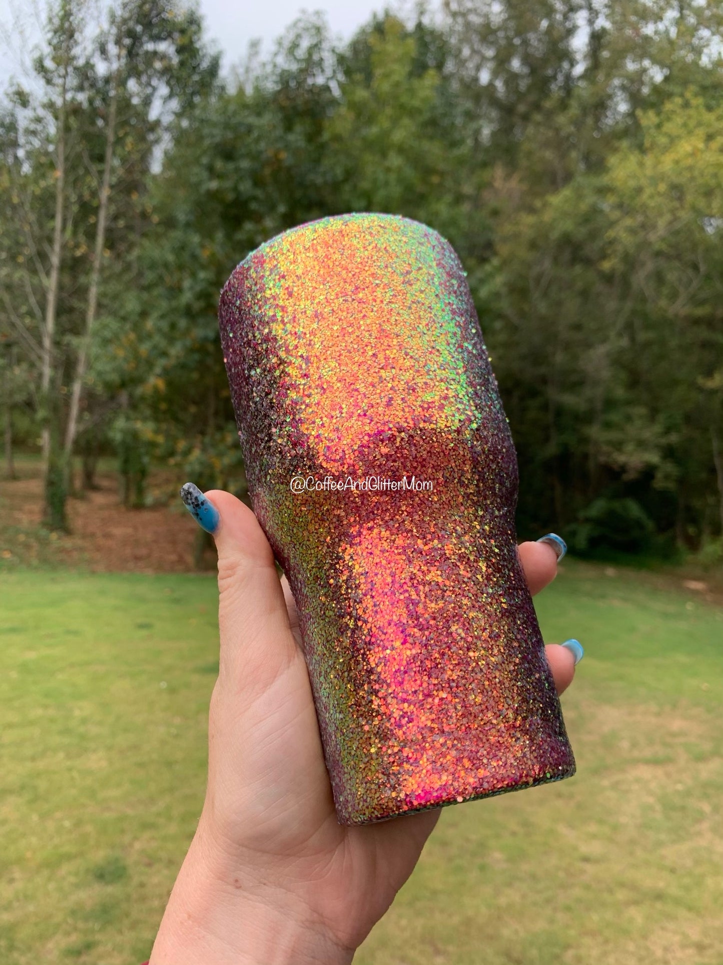 20oz Golden Metallic Pink Fine