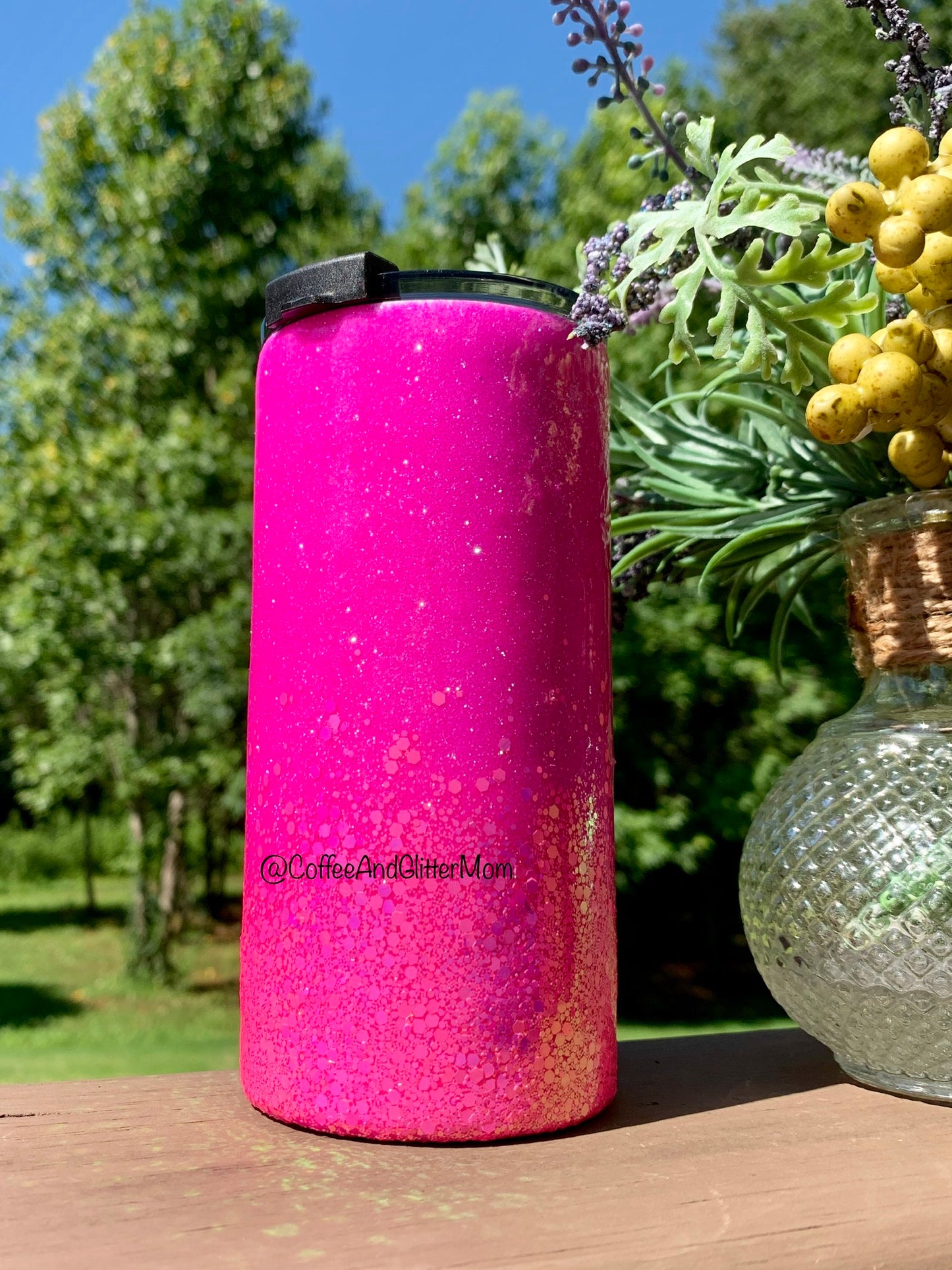 10oz Rtic in Pink Fire chunky and Pink 101
