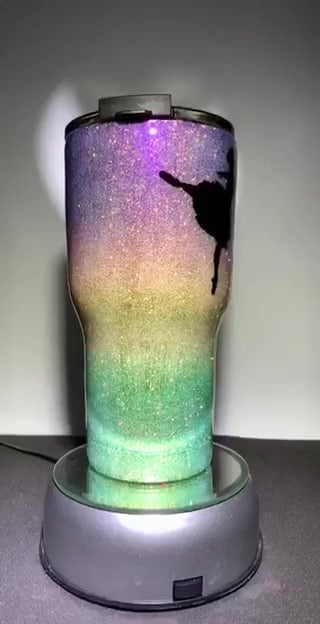 20oz Golden Metallic Purple Tricolor