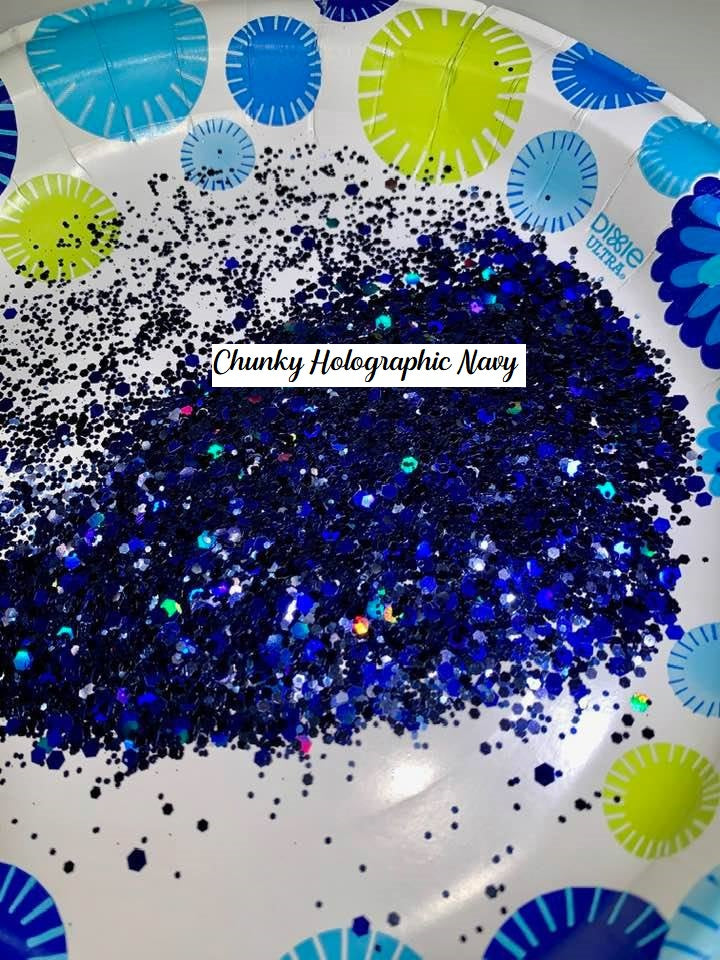 Chunky Holographic Navy