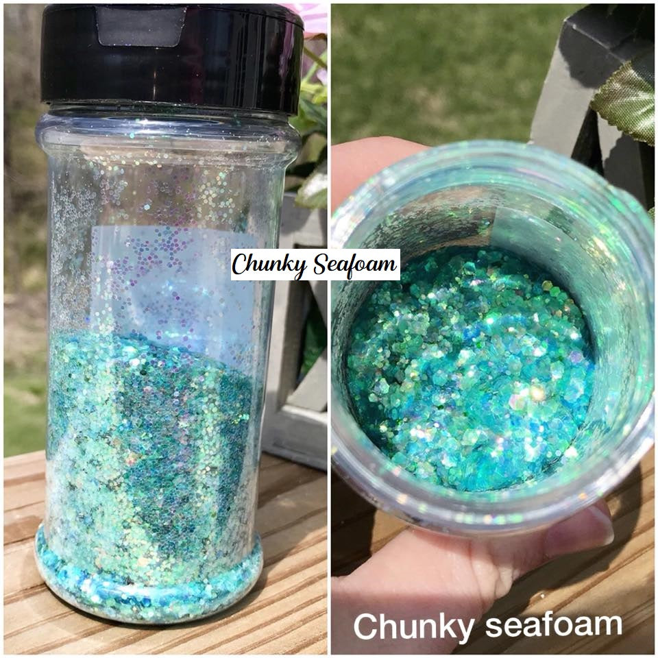 Chunky Seafoam Green