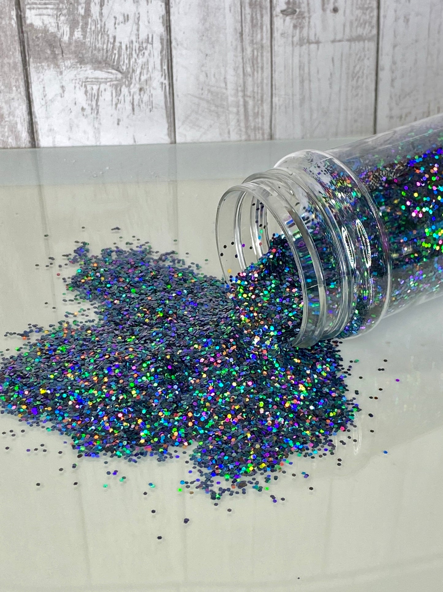 Gunmetal Holographic Fine Blend