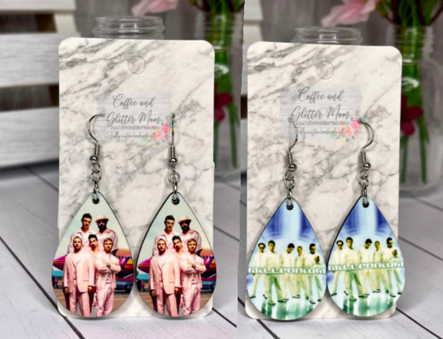 Best Boyband Ever Teardrop Earrings