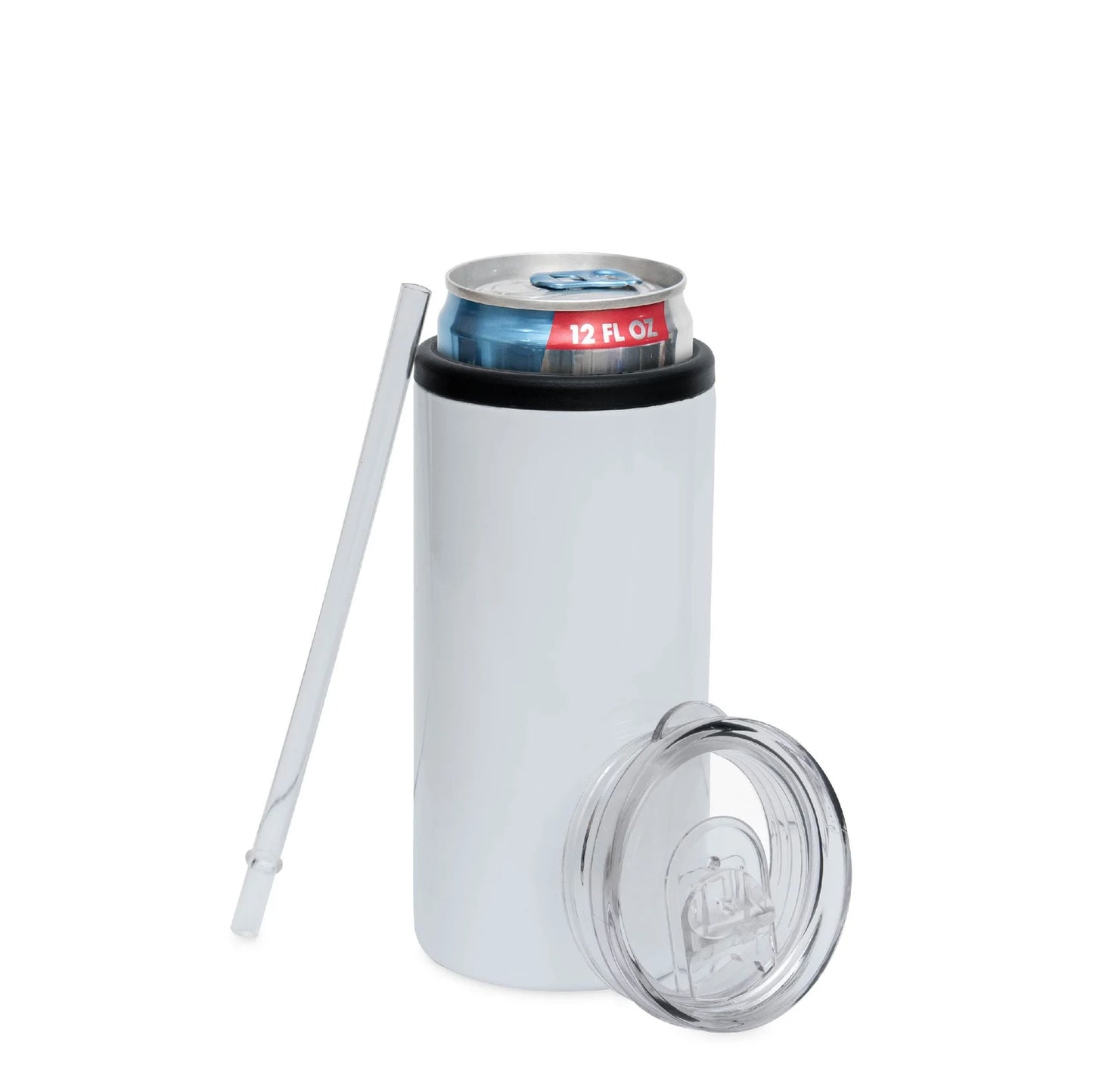 Skinny Can Cooler Duo-Lid Tumbler