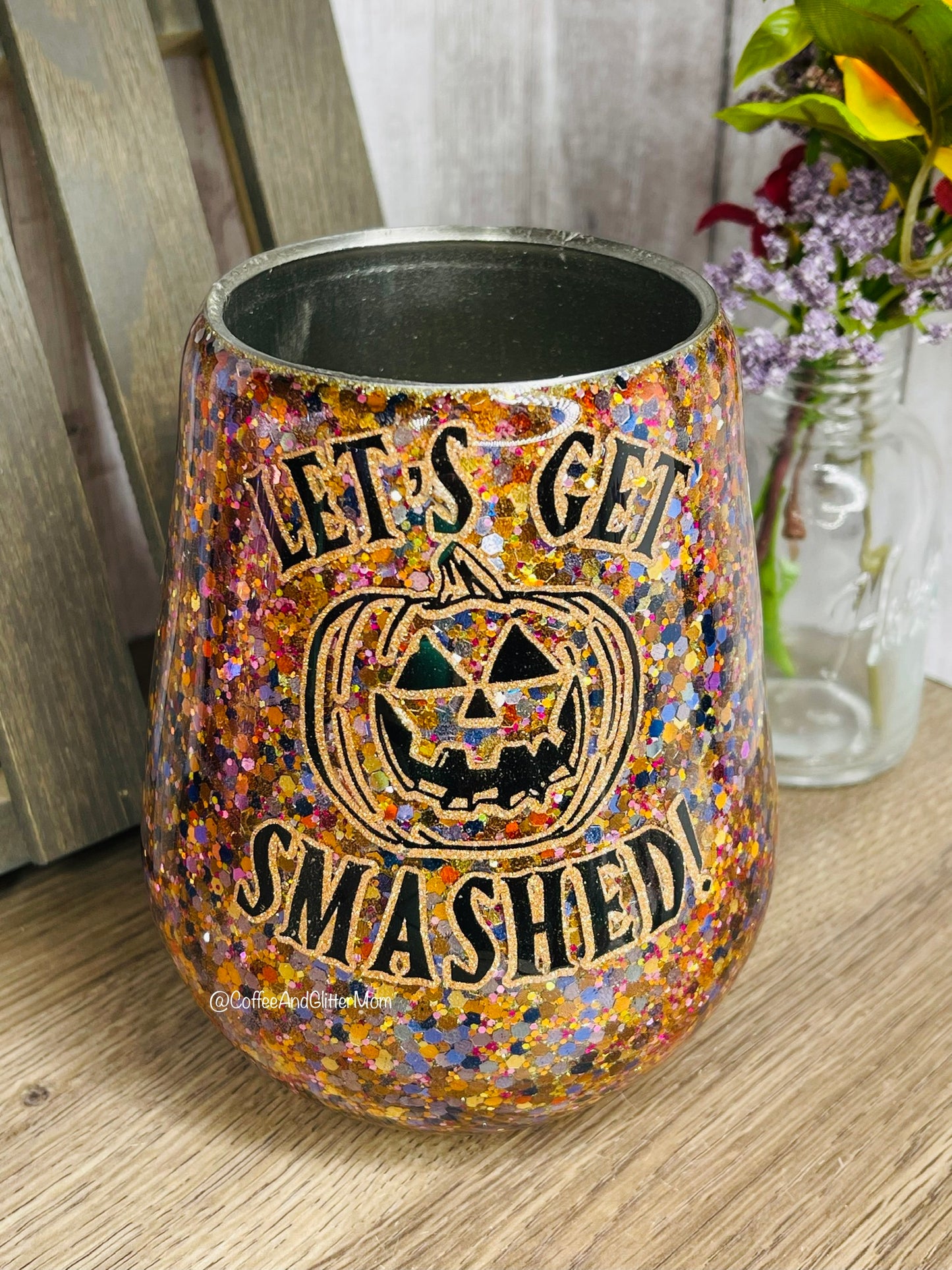 Let's Get Smashed 14oz Wine Tumbler