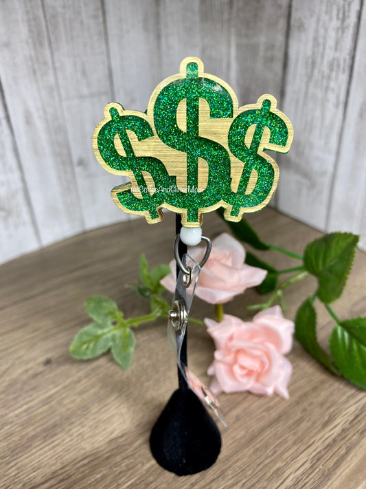 Dollar Signs Badge Reel