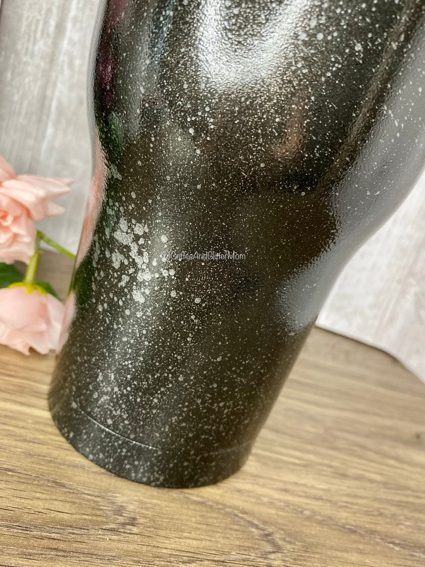 Black Hammered Tumbler