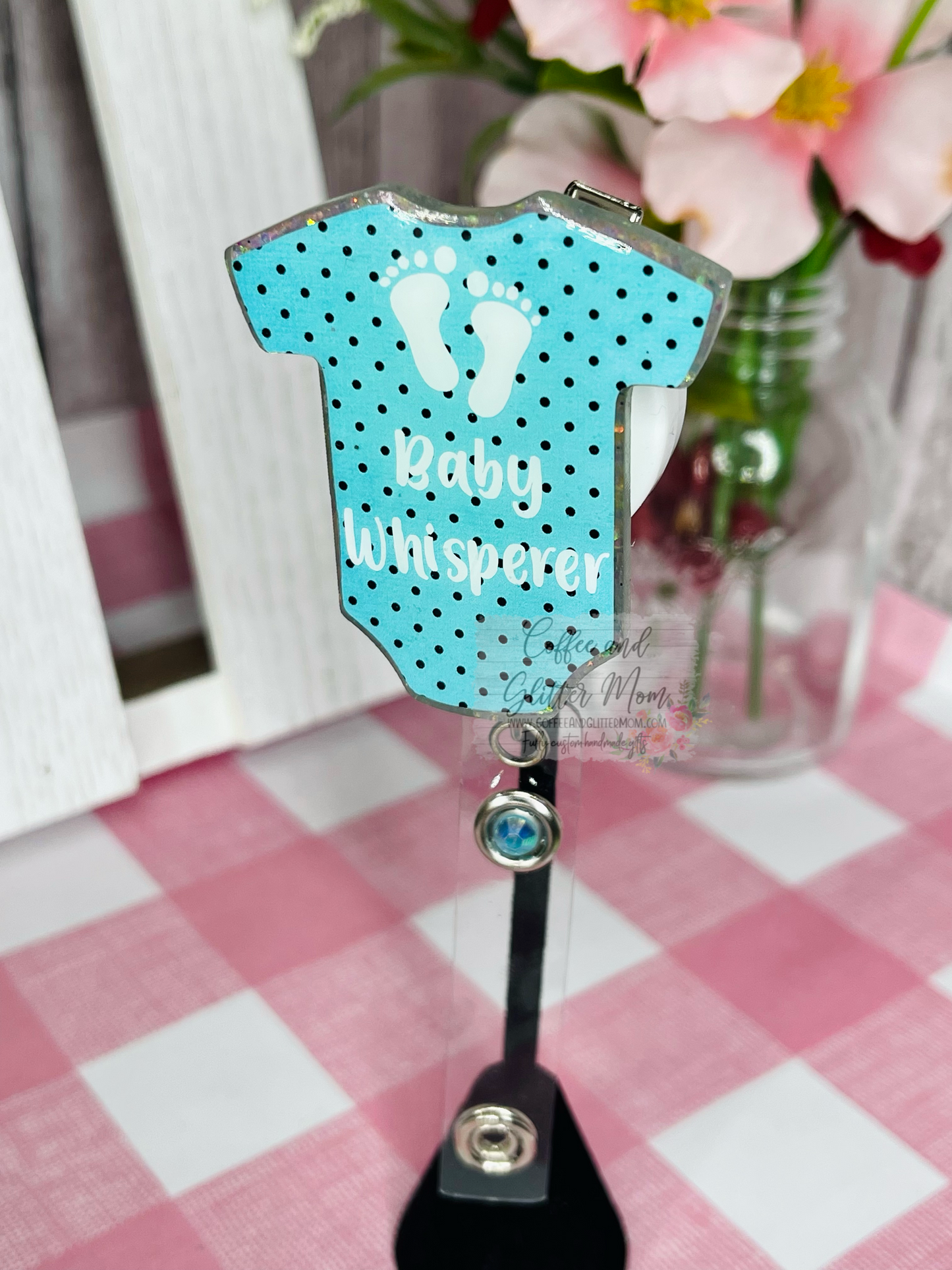 Baby Whisperer Onesie Badge Reel