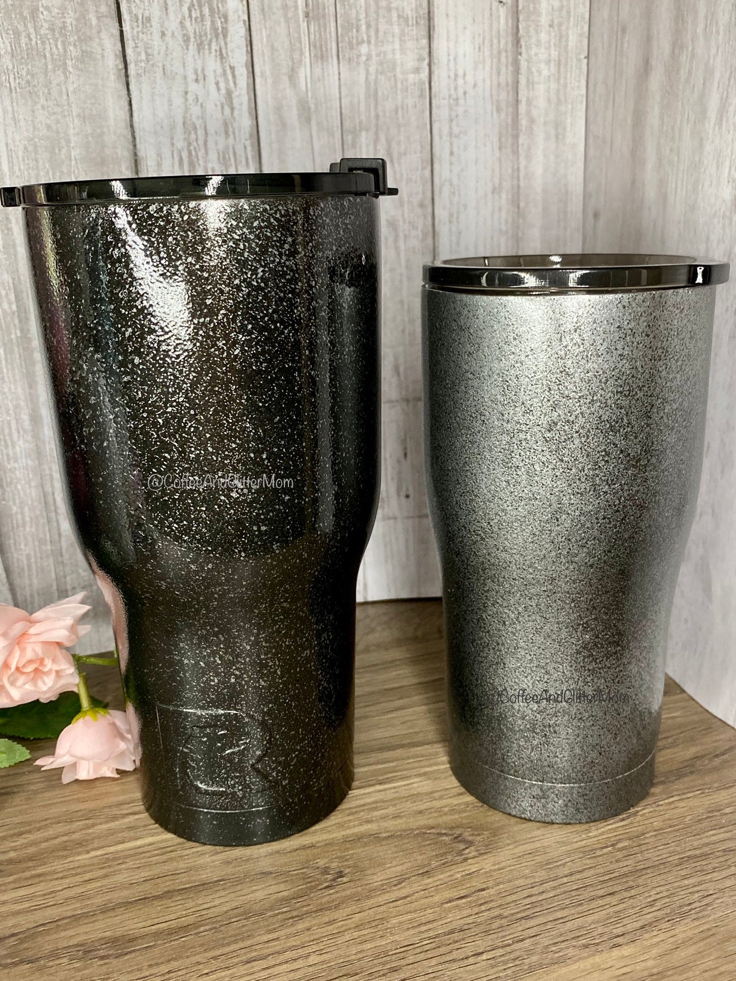 Black Hammered Tumbler