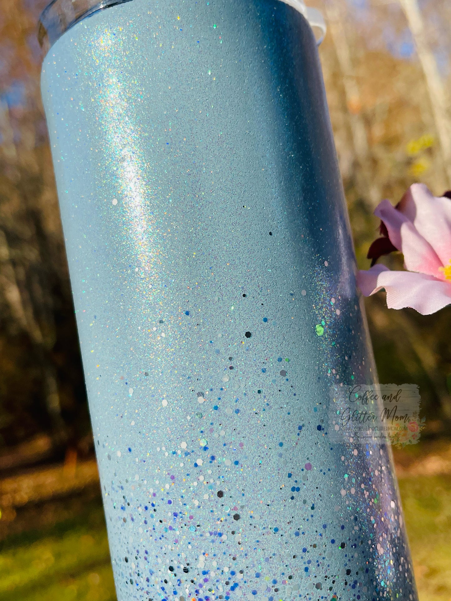 Periwinkle Eternal Ice 30oz Duo-Lid Skinny Tumbler With Straw