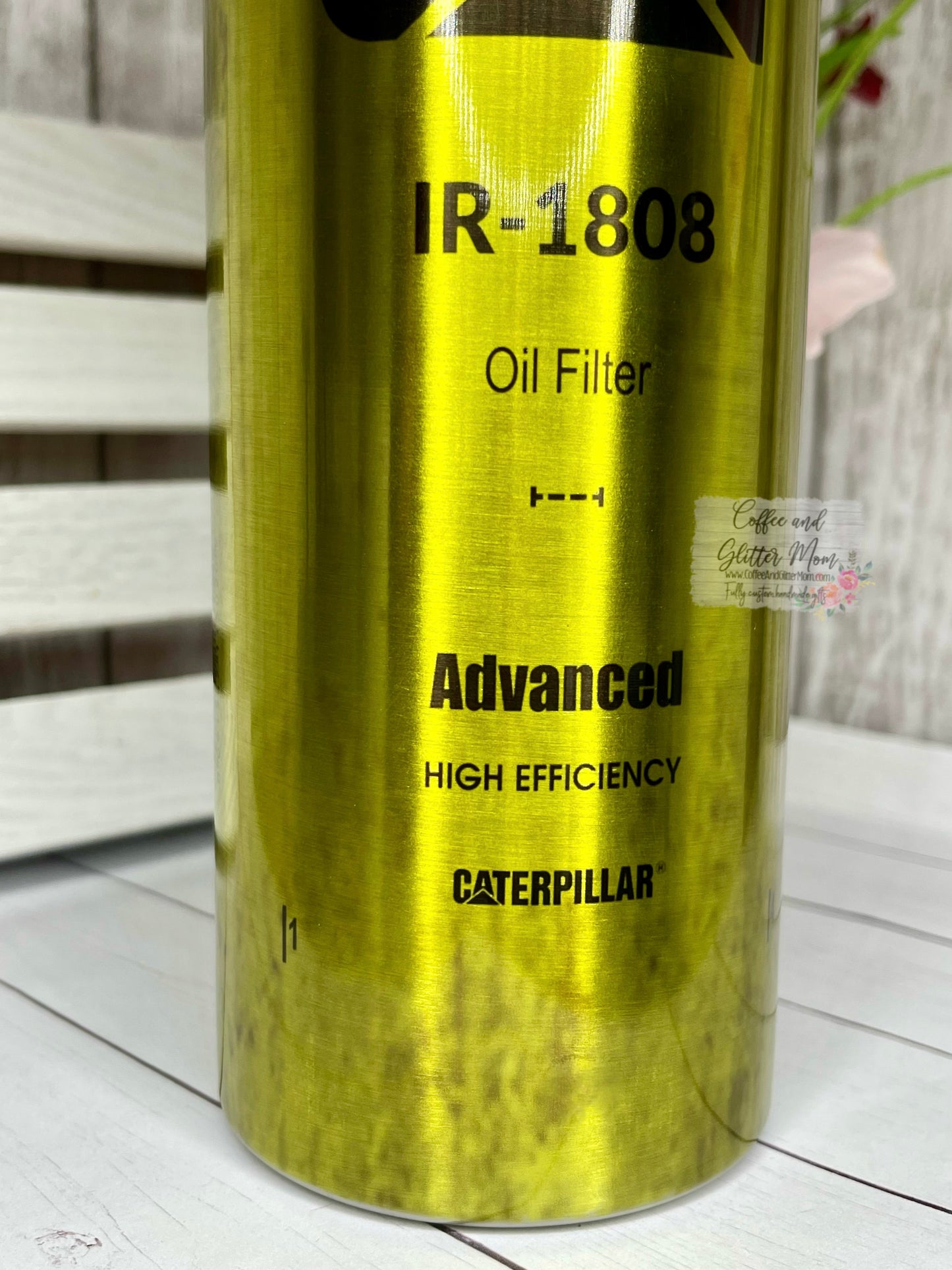 Oil Cat Metallic 20oz Skinny Tumbler
