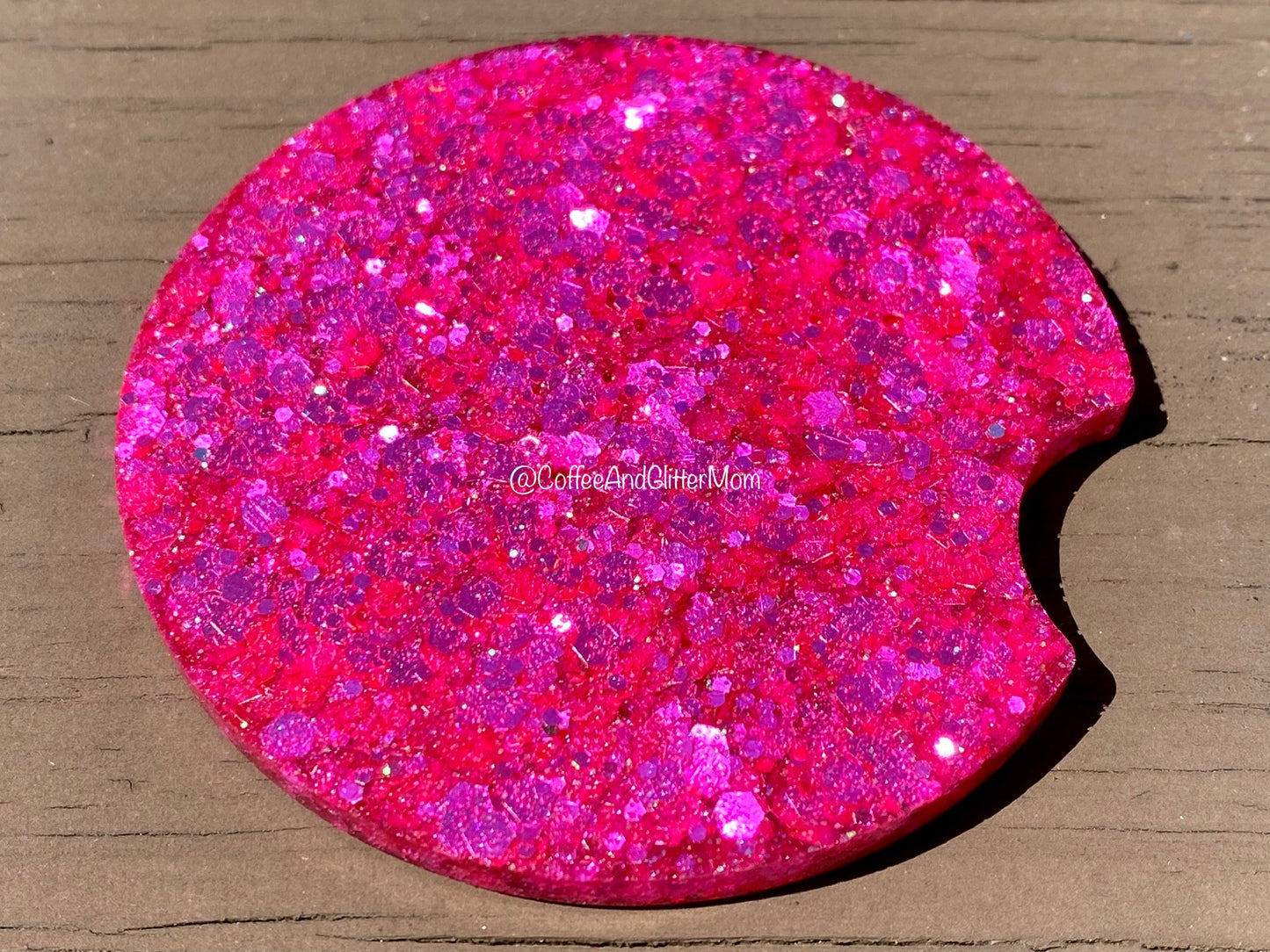 Alexiss Pink Chunky Small Car Coaster