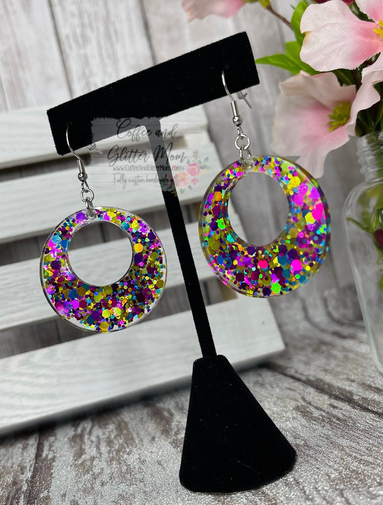 Mardi Gras Earrings