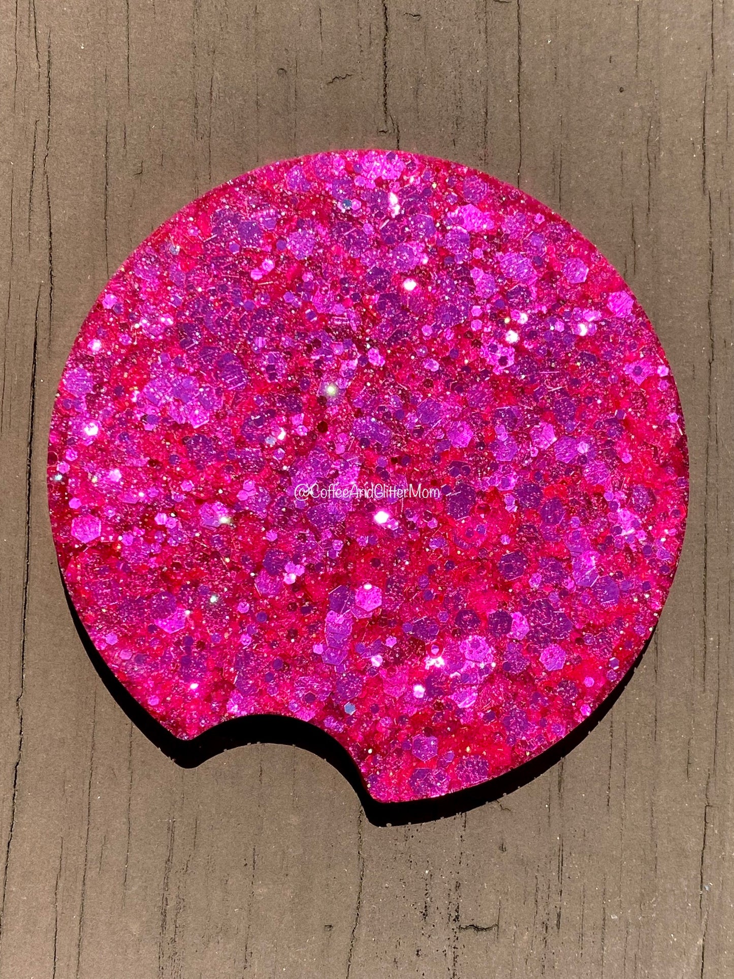 Alexiss Pink Chunky Small Car Coaster