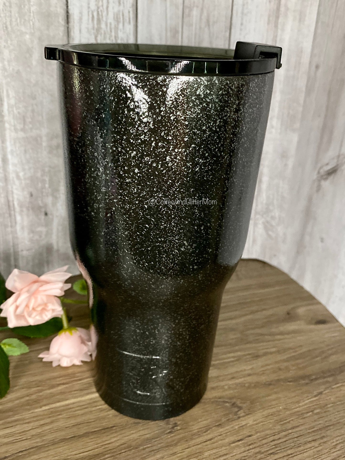 Black Hammered Tumbler