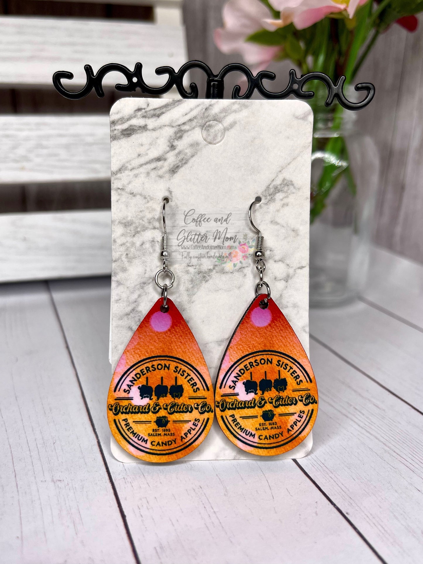 RTS Sanderson Apples Halloween Earrings