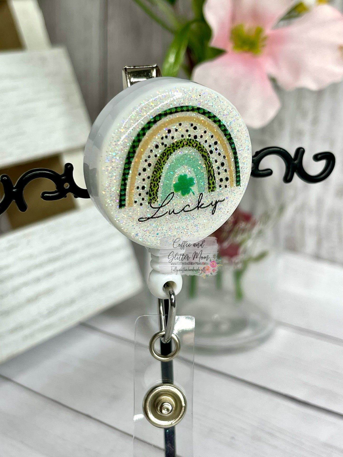 Lucky Rainbow Badge Reel