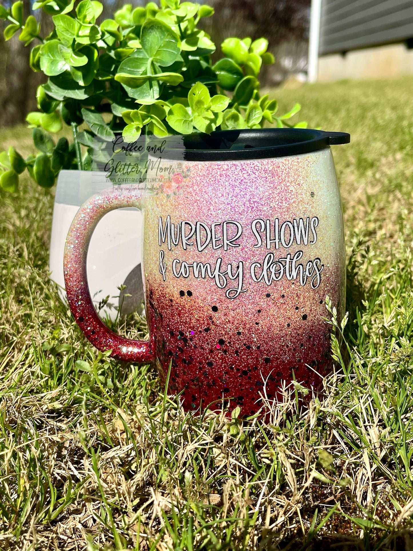 True Crime Junkie/Murder Cloths 14oz Coffee Tumbler with Lid and Straw