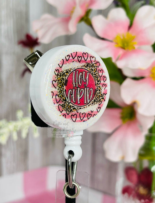 Hey Cupid Valentines Badge Reel