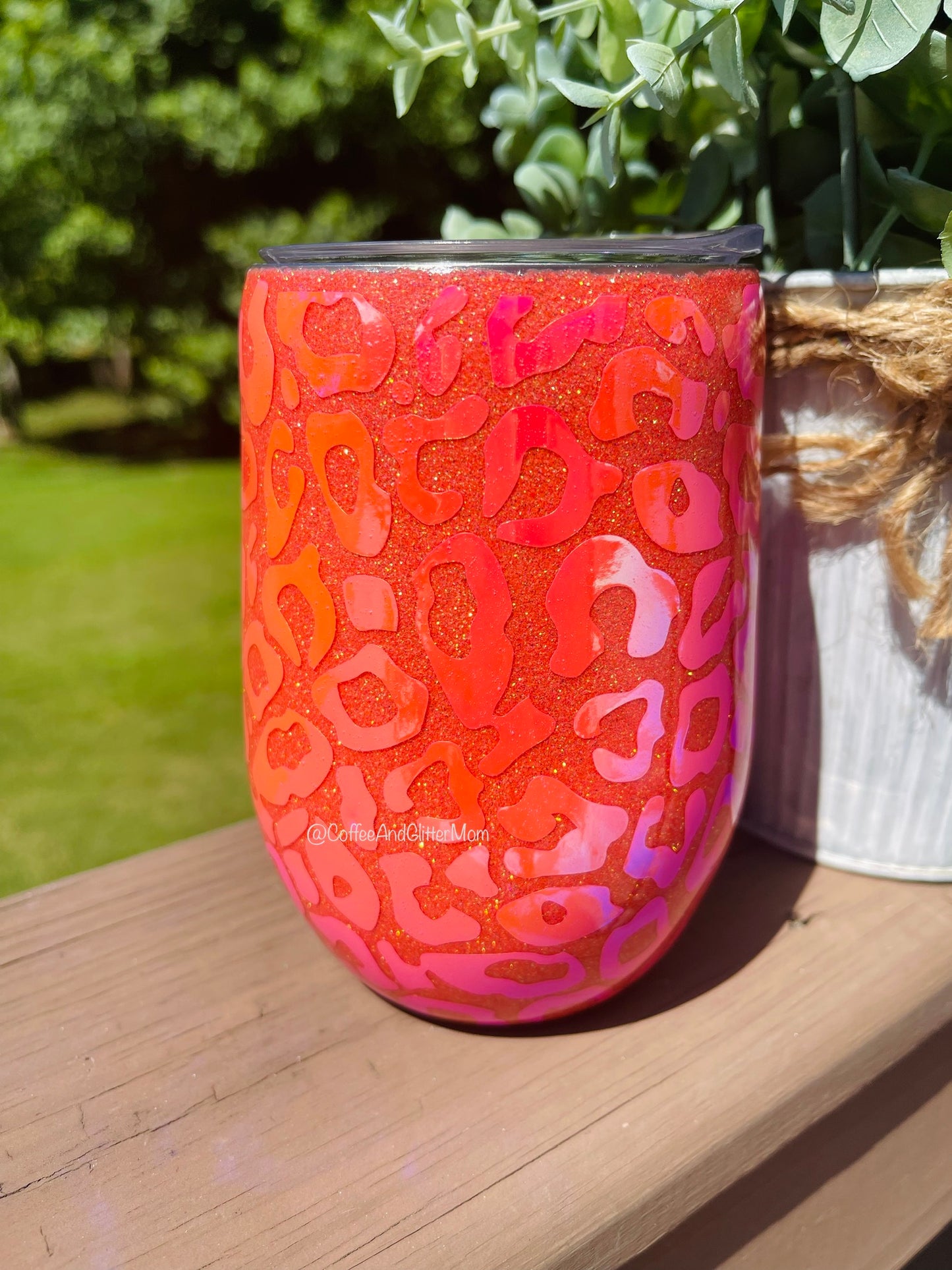 Sunfire Animal Print Wine Tumbler