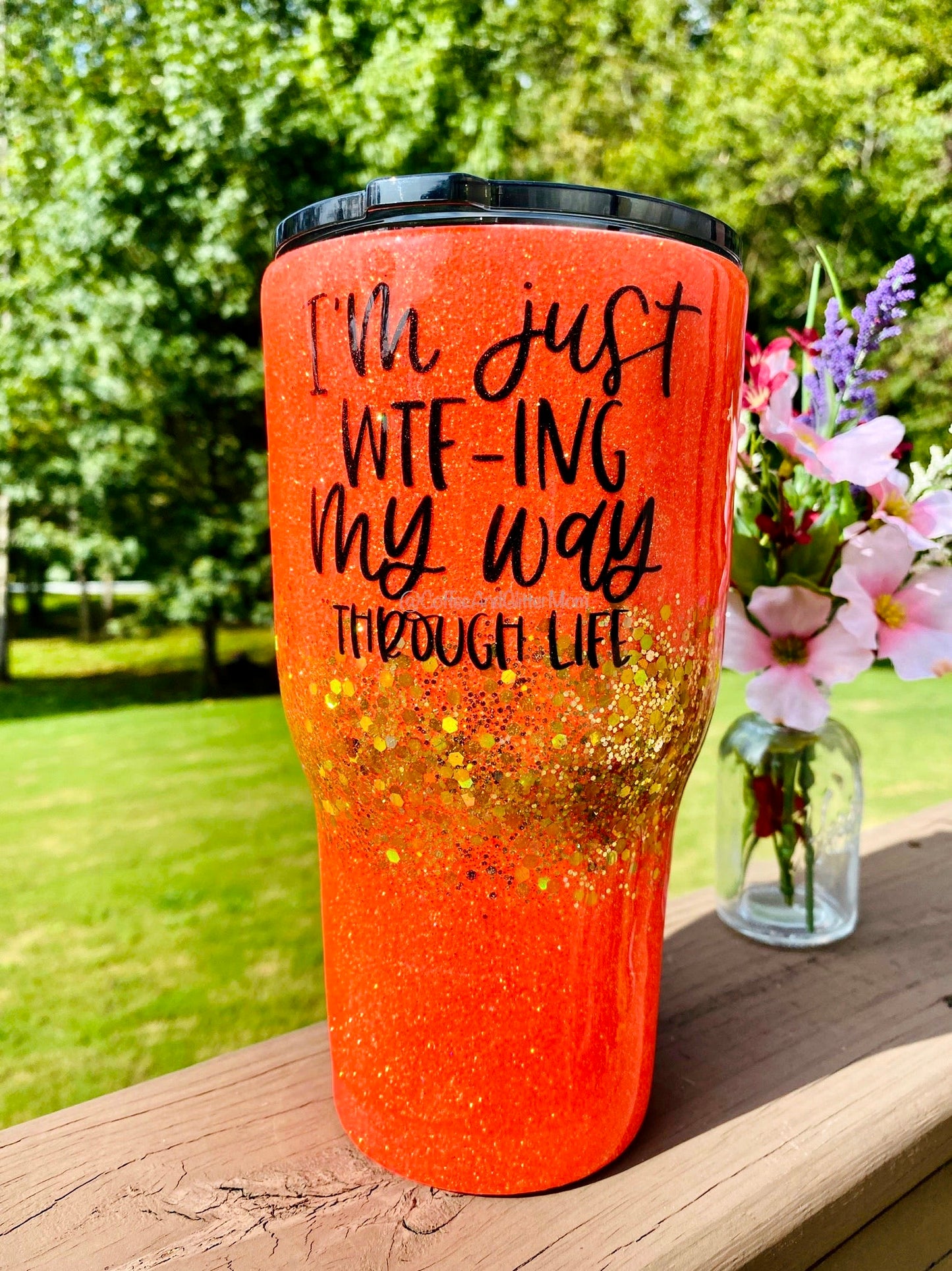 Sunburst Golden Belt Tumbler
