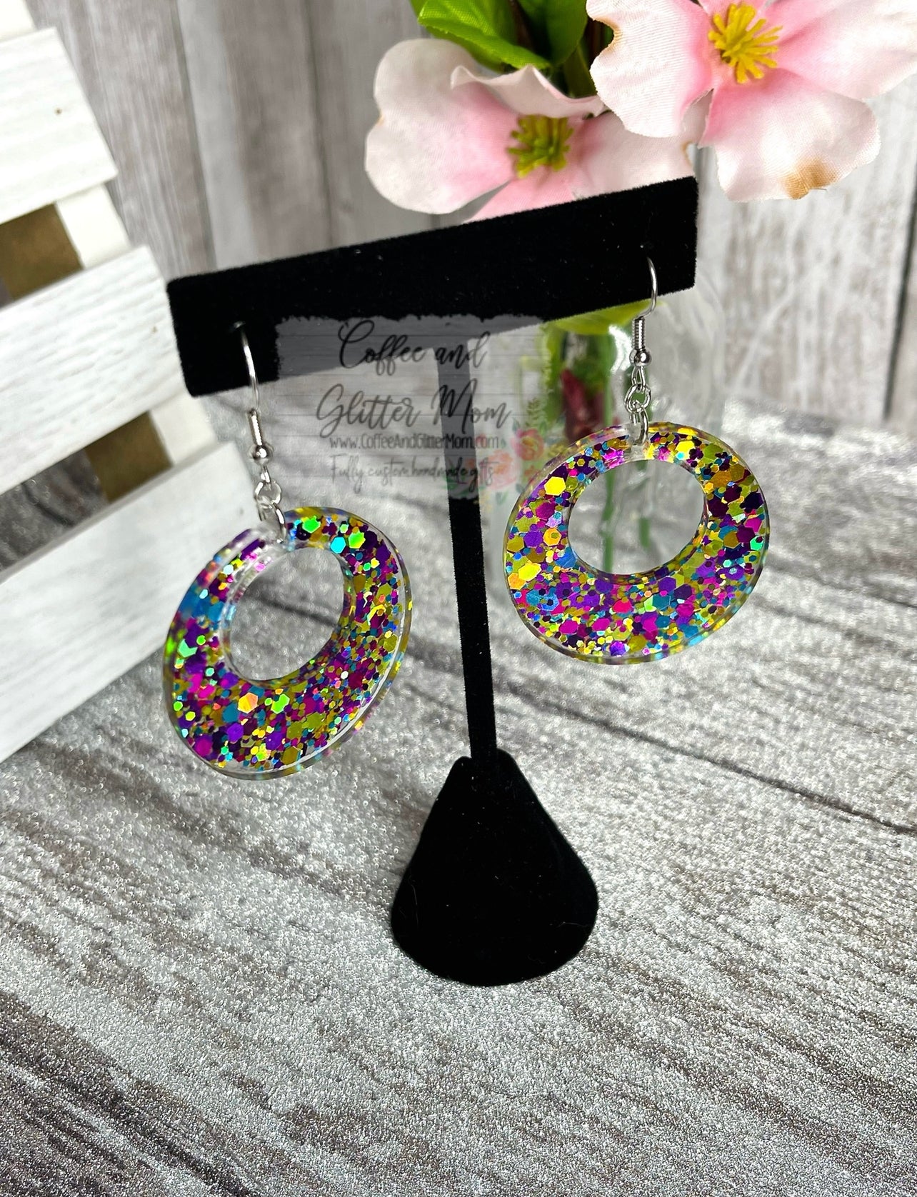 Mardi Gras Earrings
