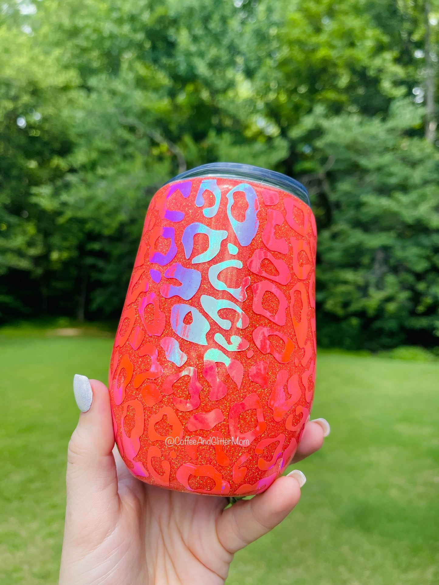 Sunfire Animal Print Wine Tumbler