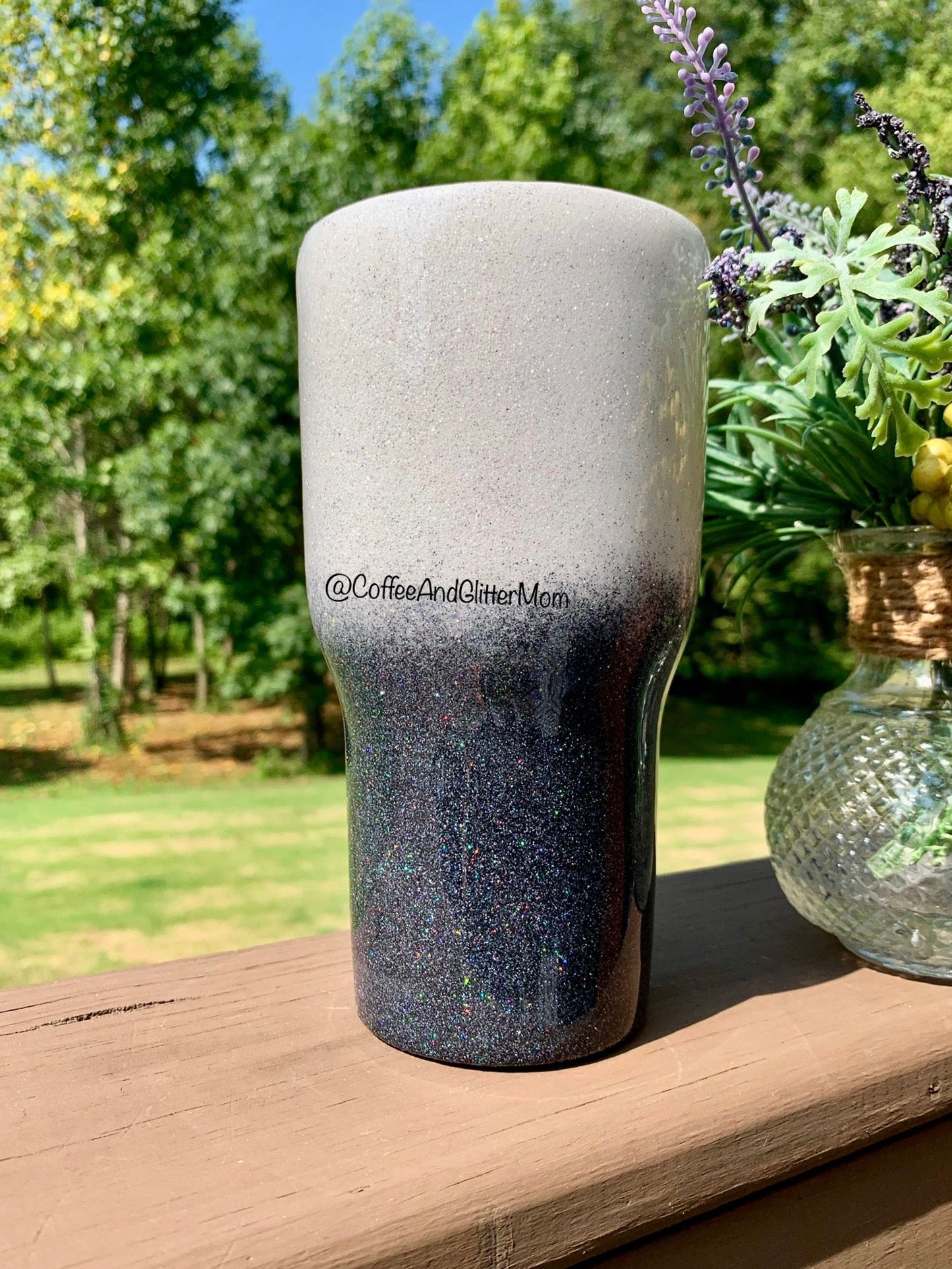 The Holographic Gunmetal Flash Tumbler