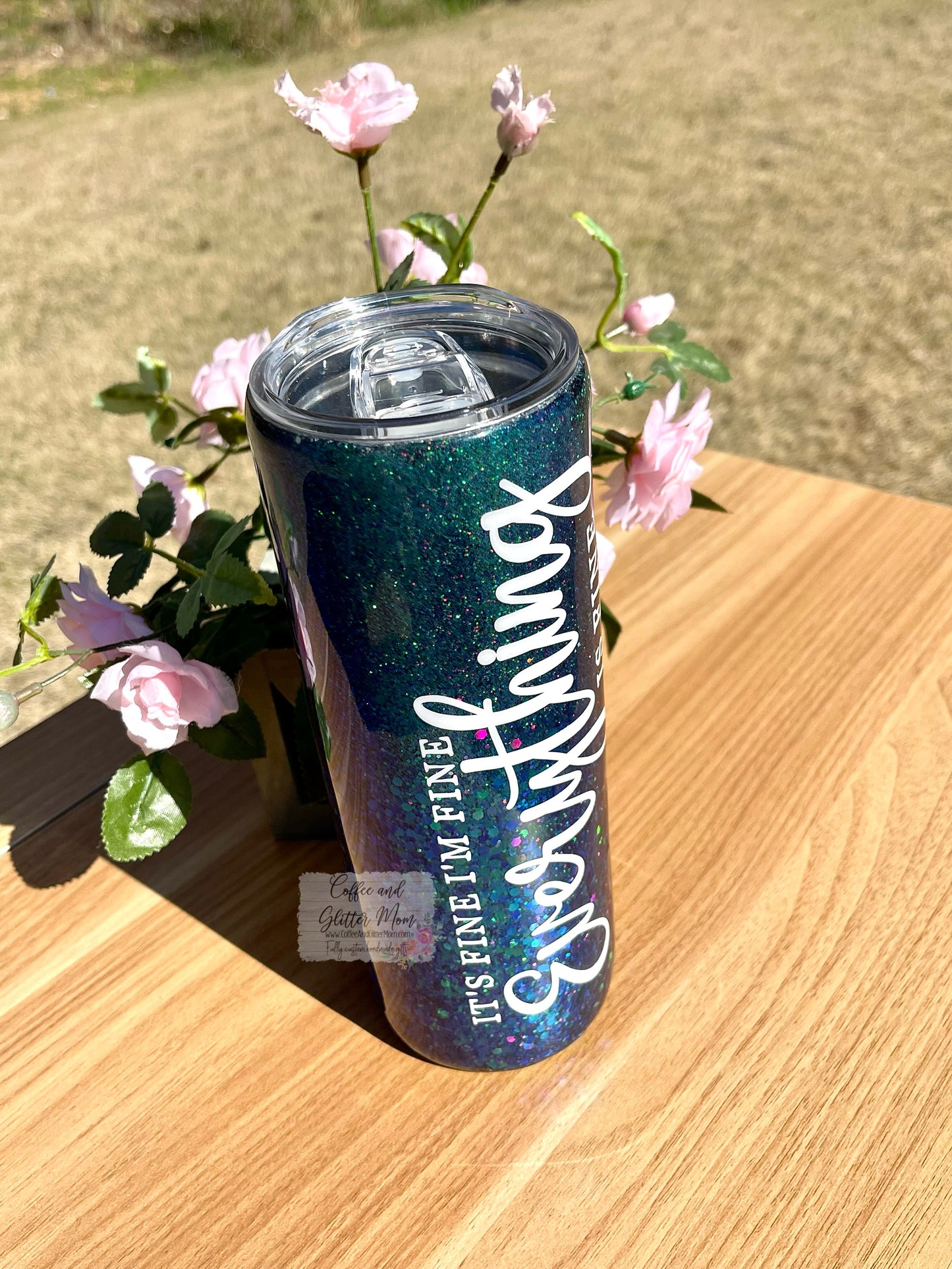 It’s Fine/Professional Overthinker 20oz Skinny Tumbler