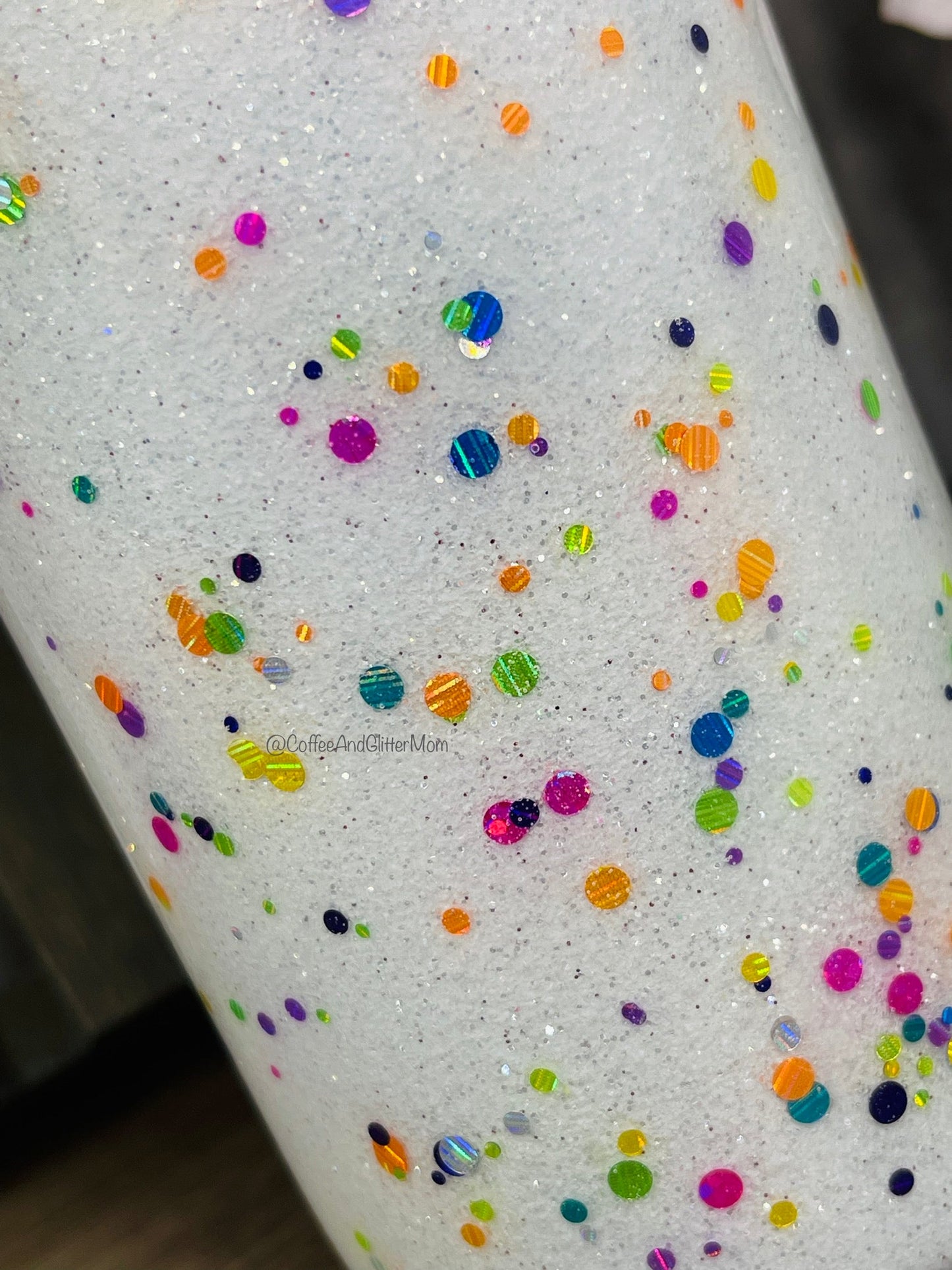 The Psychedelic White Tumbler