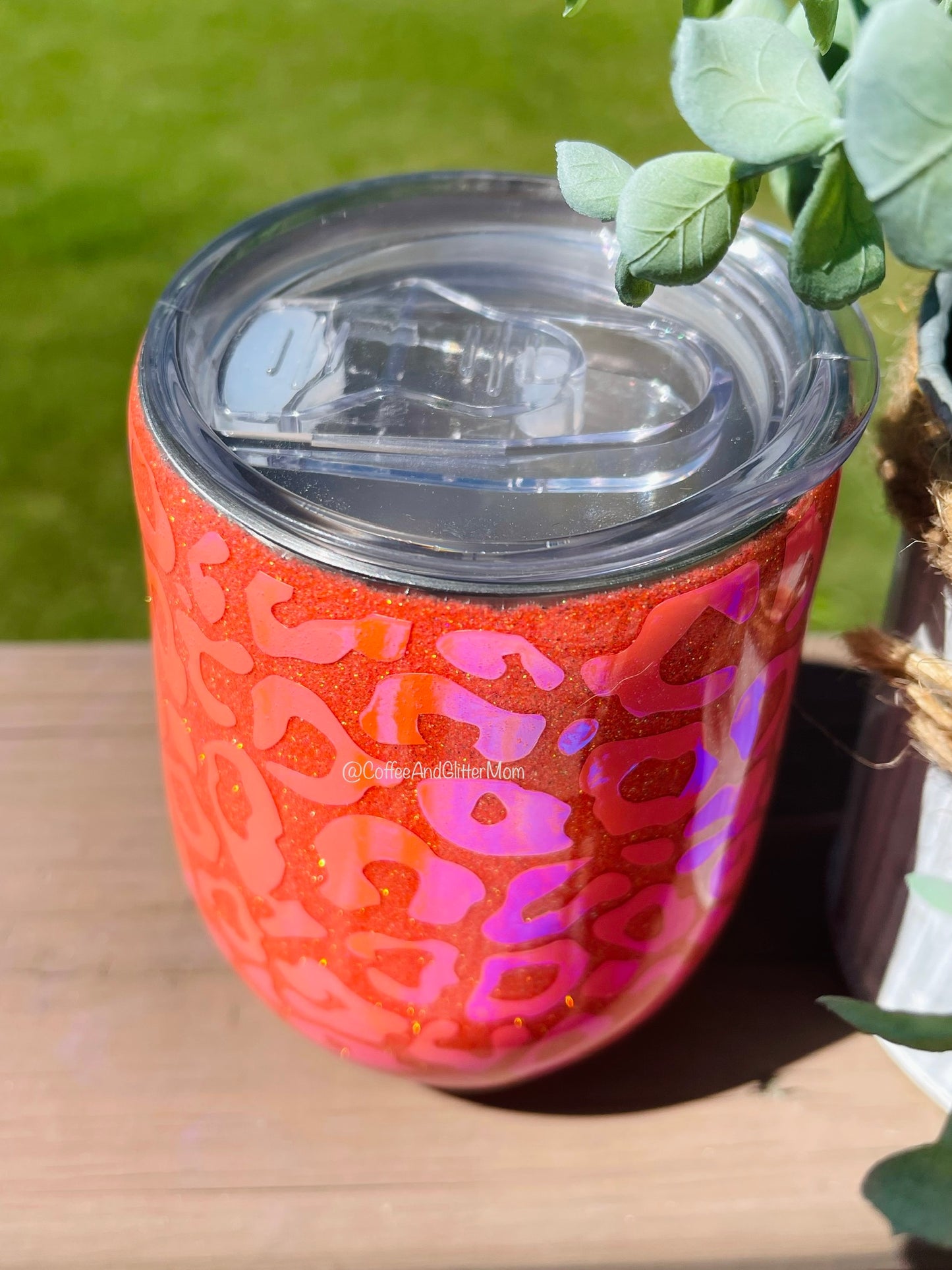 Sunfire Animal Print Wine Tumbler