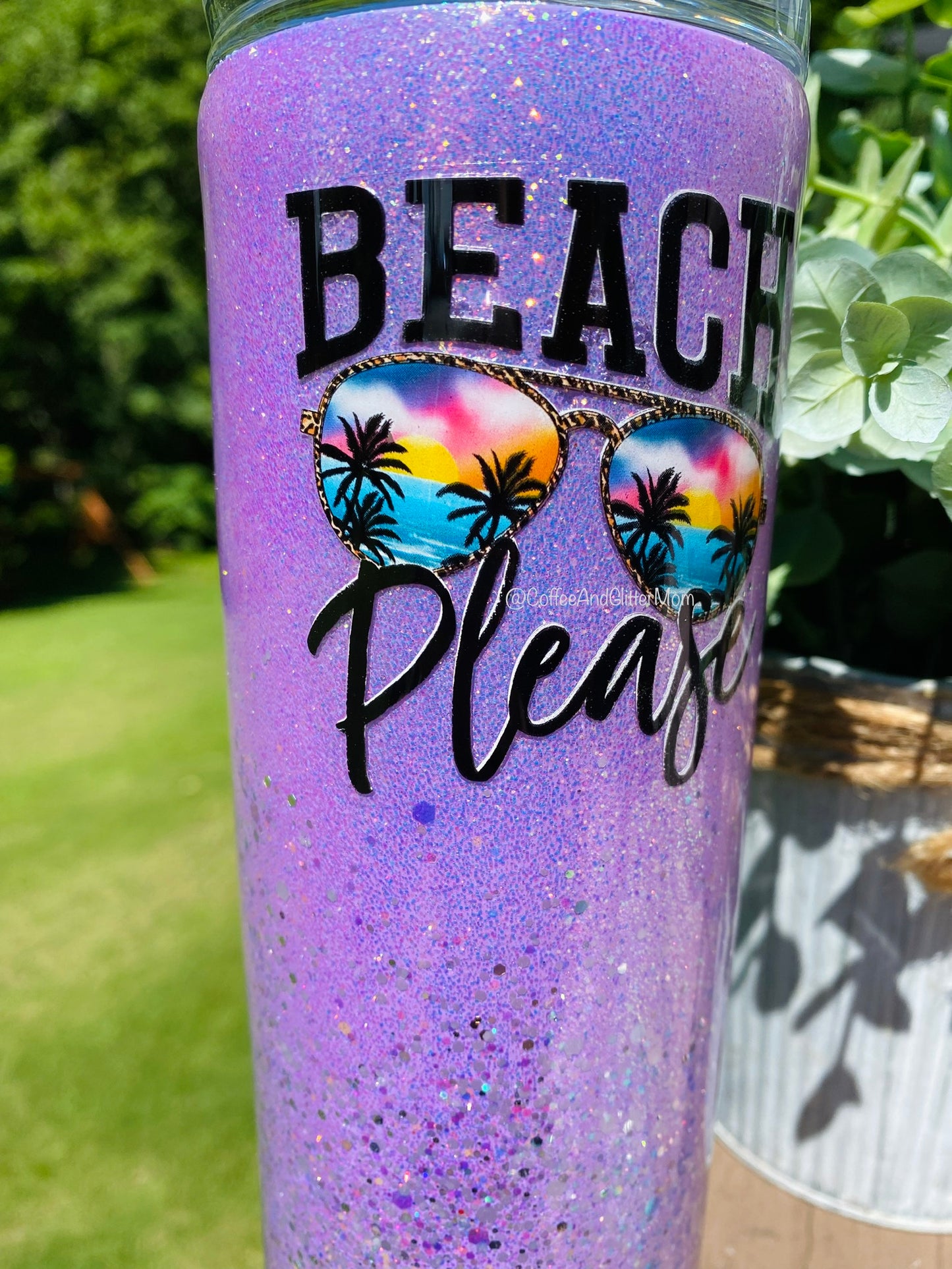 Beach Please 20oz Skinny
