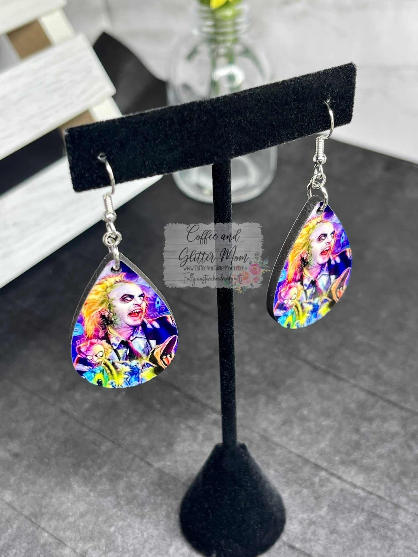 Dead Man Teardrop Earrings